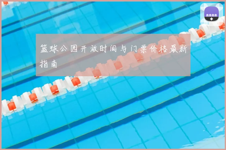 篮球公园开放时间与门票价格最新指南