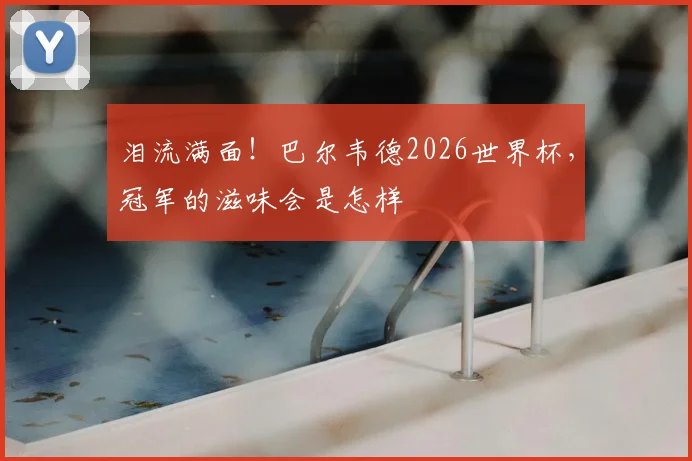 泪流满面！巴尔韦德2026世界杯，冠军的滋味会是怎样